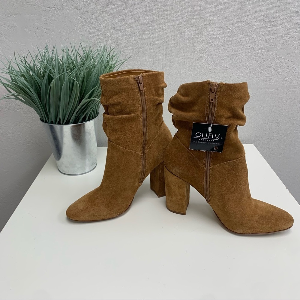 Aldo Brown Suede Ankle Booties
